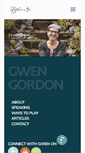 Mobile Screenshot of gwengordonplay.com